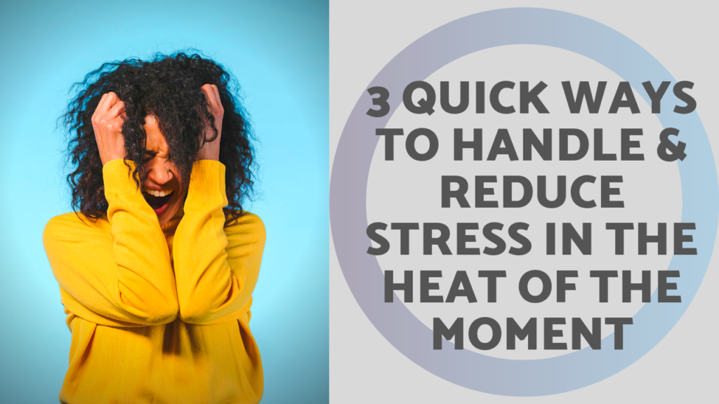 how to reduce stress quickly relief 